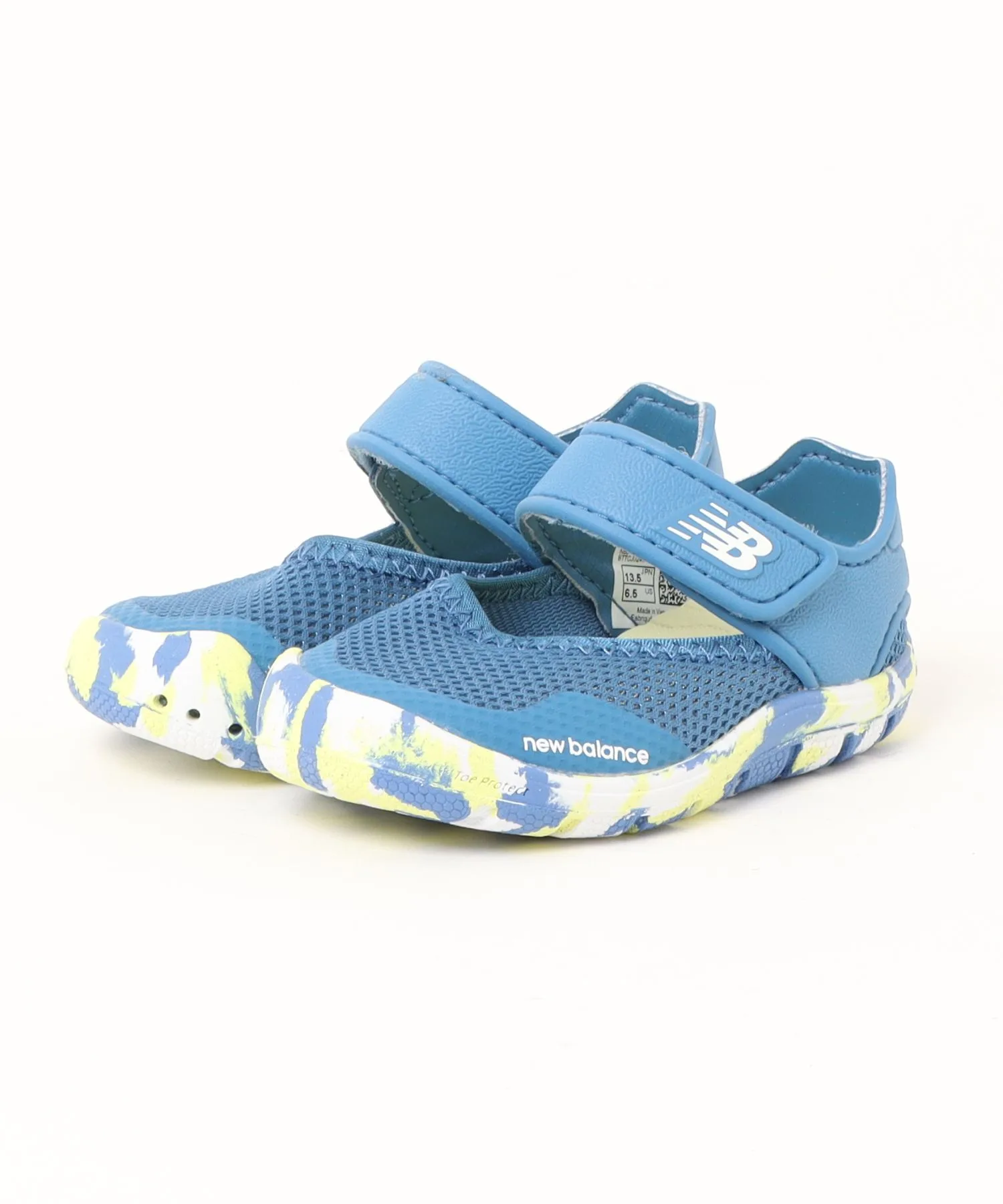 Детские летние кроссовки New Balance IO208 тёмно-синие