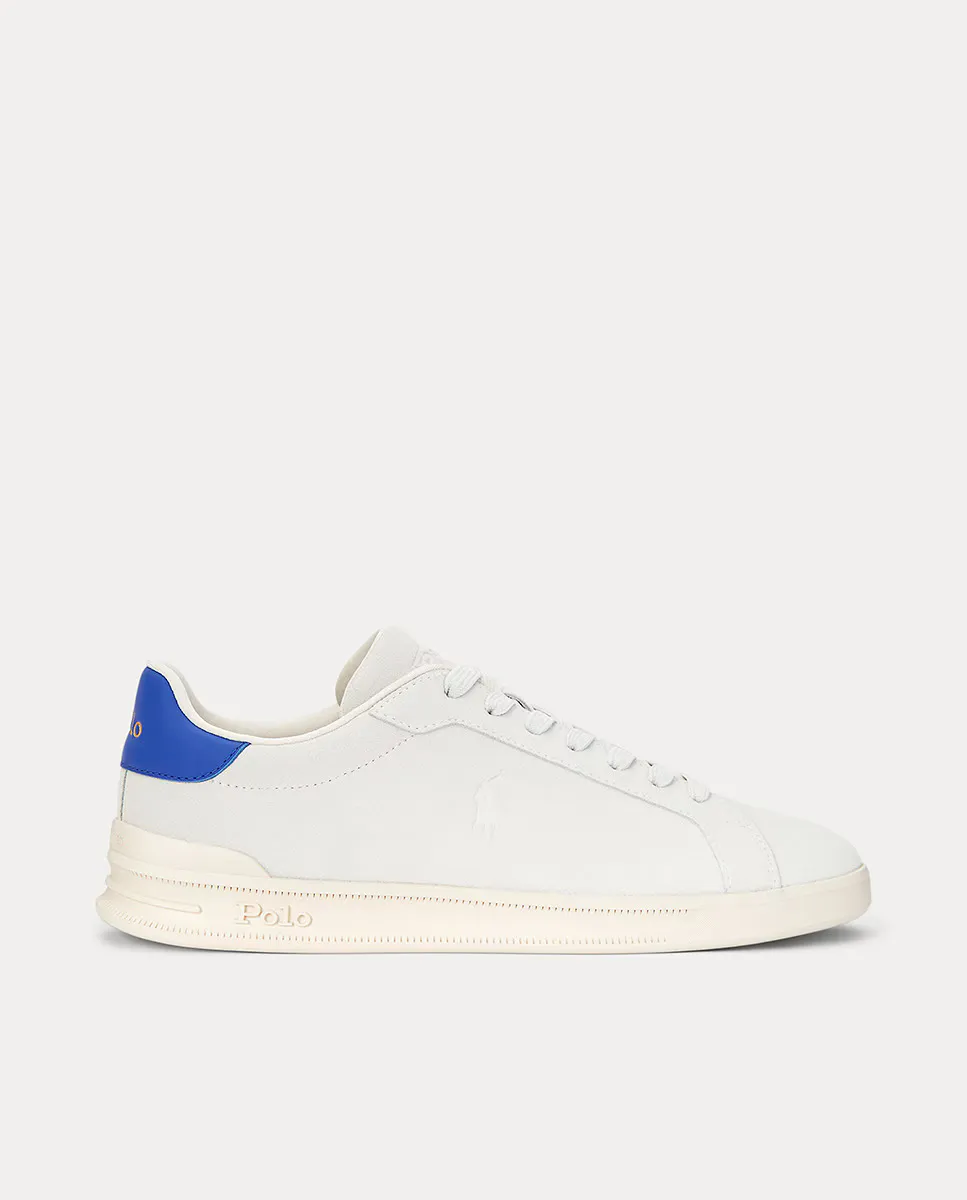 

Мужские кроссовки Heritage Court Low из кожи Hull Polo Ralph Lauren, белый