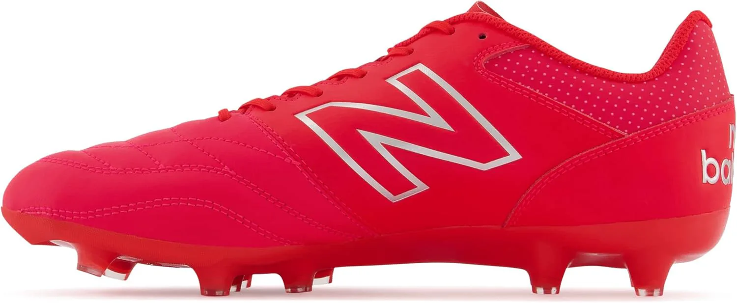 Футбольные бутсы New Balance Men's 442 V2 Team FG, красно-белый — фото 3