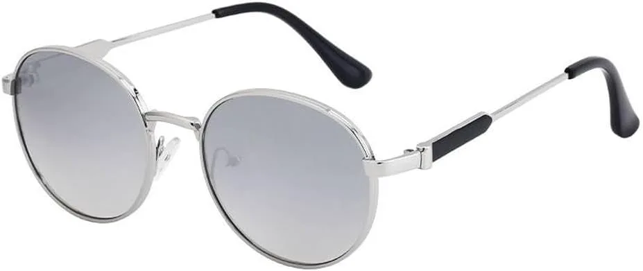 

Ретро круглые солнцезащитные очки в металлической оправе для женщин, роскошные, модные, винтажные солнцезащитные очки для женщин, стильные очки для вождения LVTFCO, 2