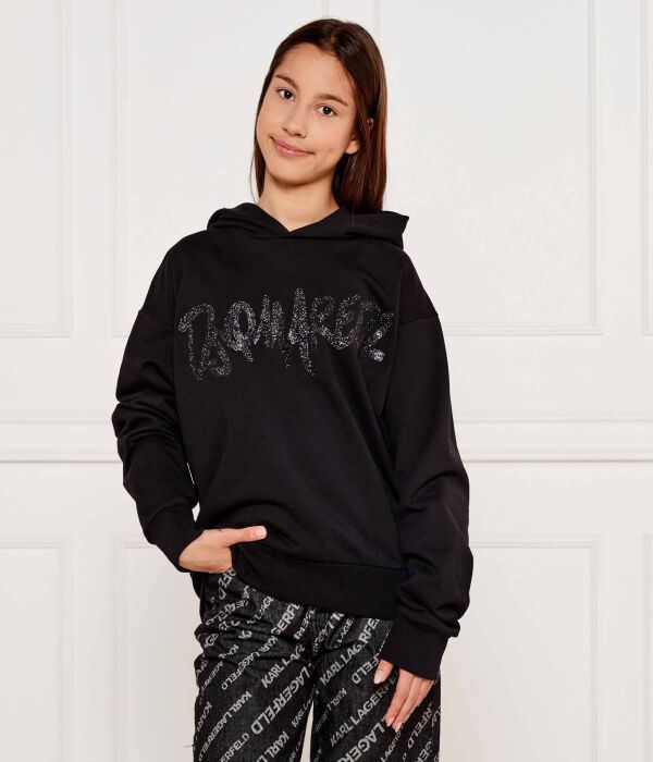 

Свитер Oversize fit Dsquared2, черный