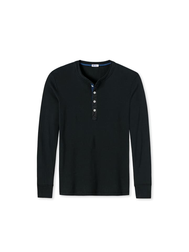 

Рубашка с длинными рукавами, 1 шт., черного цвета Schiesser Revival