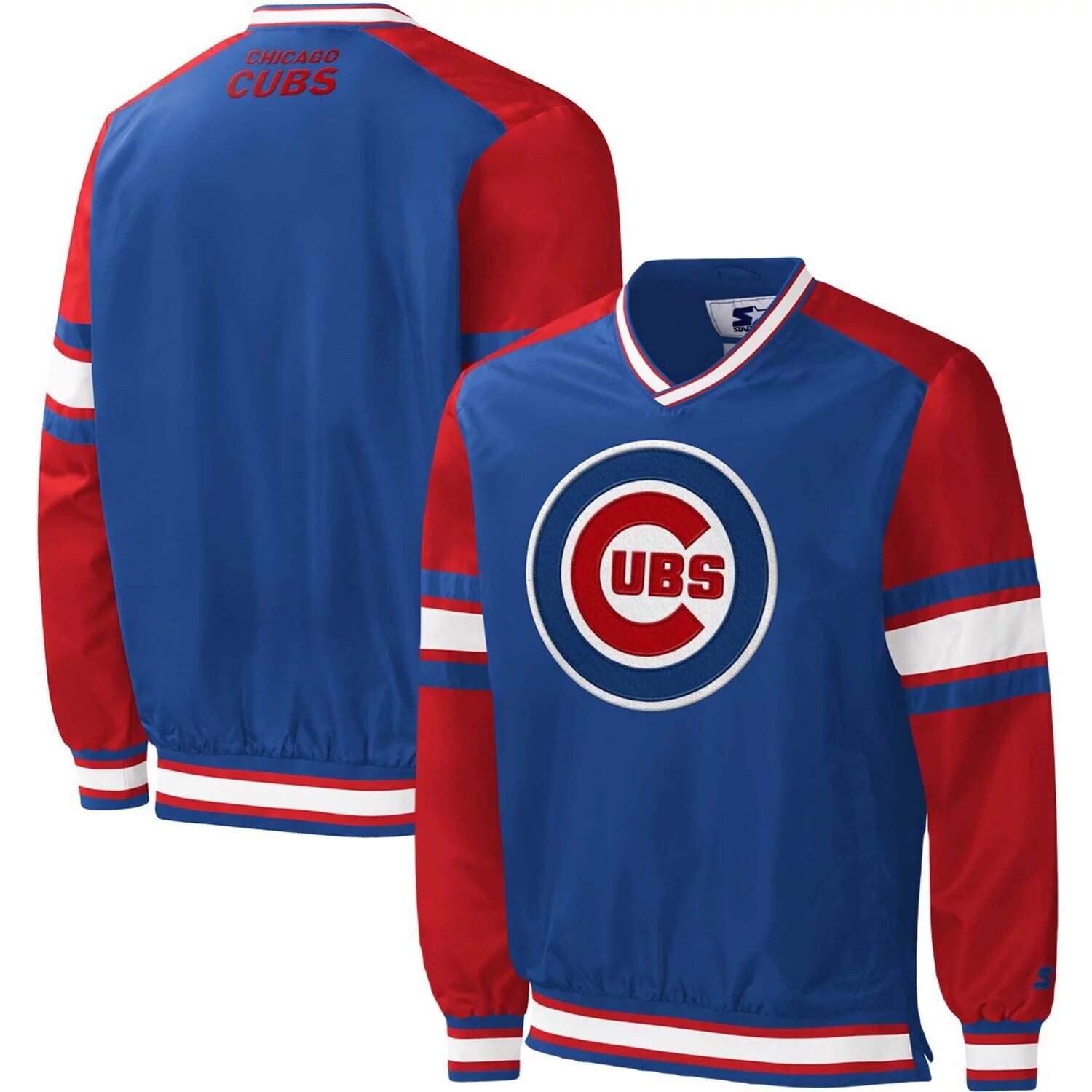 

Мужской пуловер-ветровка Royal Chicago Cubs Yardline Starter