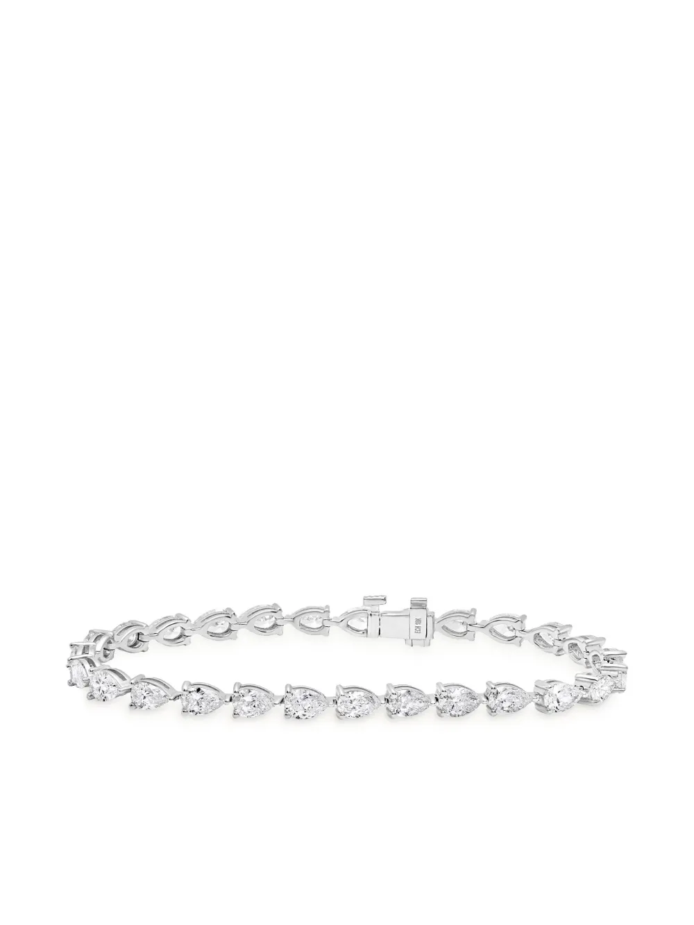 

Браслет из белого золота с бриллиантами Jewels Aficionado, серебяный