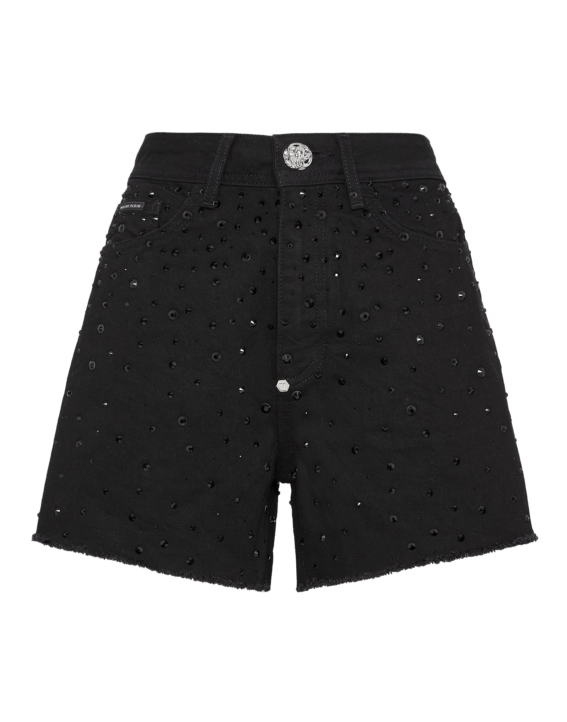 

Джинсовые шорты Crystal Rain PHILIPP PLEIN, цвет summer night