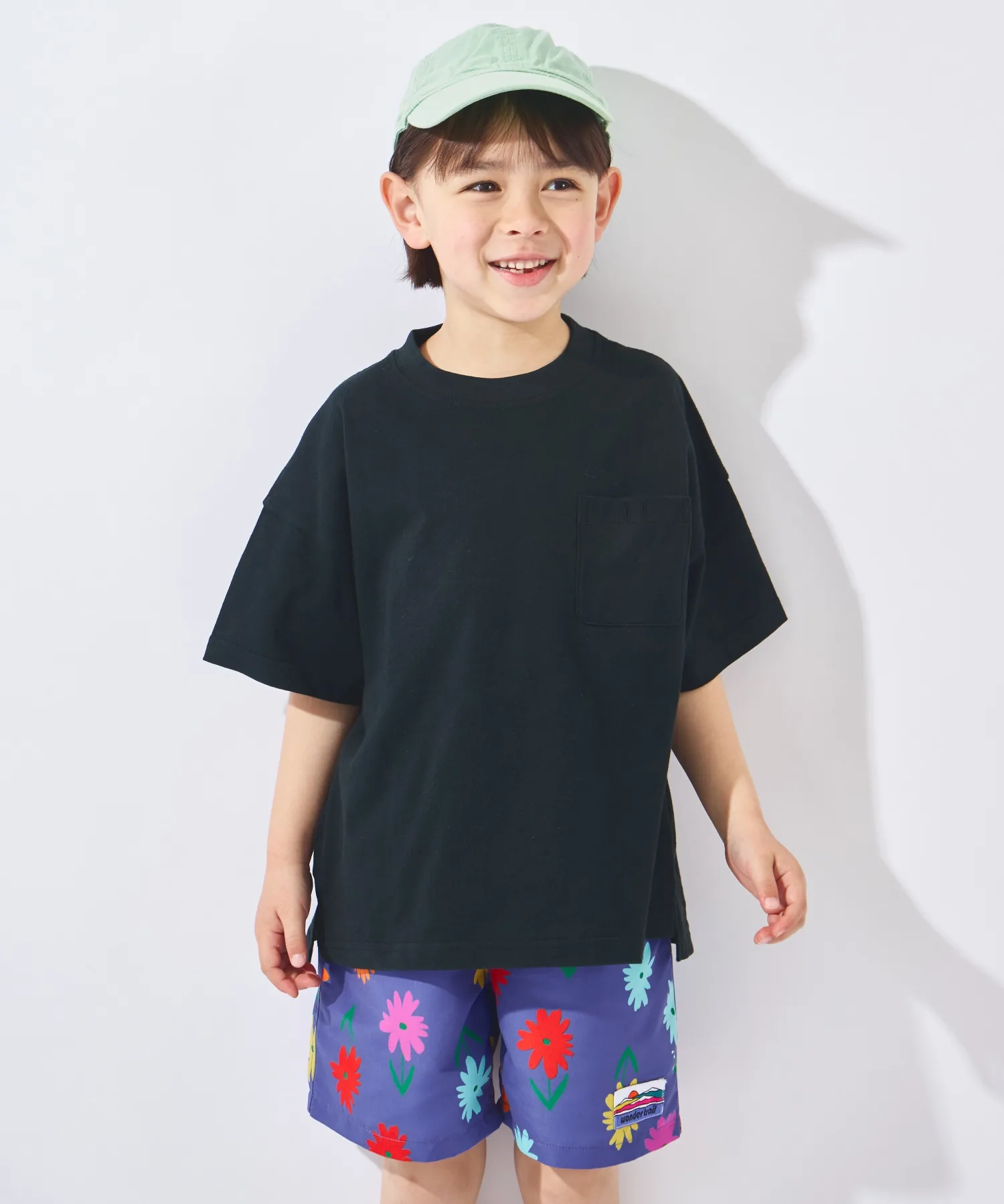 Детская футболка с коротким рукавом из 100% хлопка ever closet 262170031 чёрная