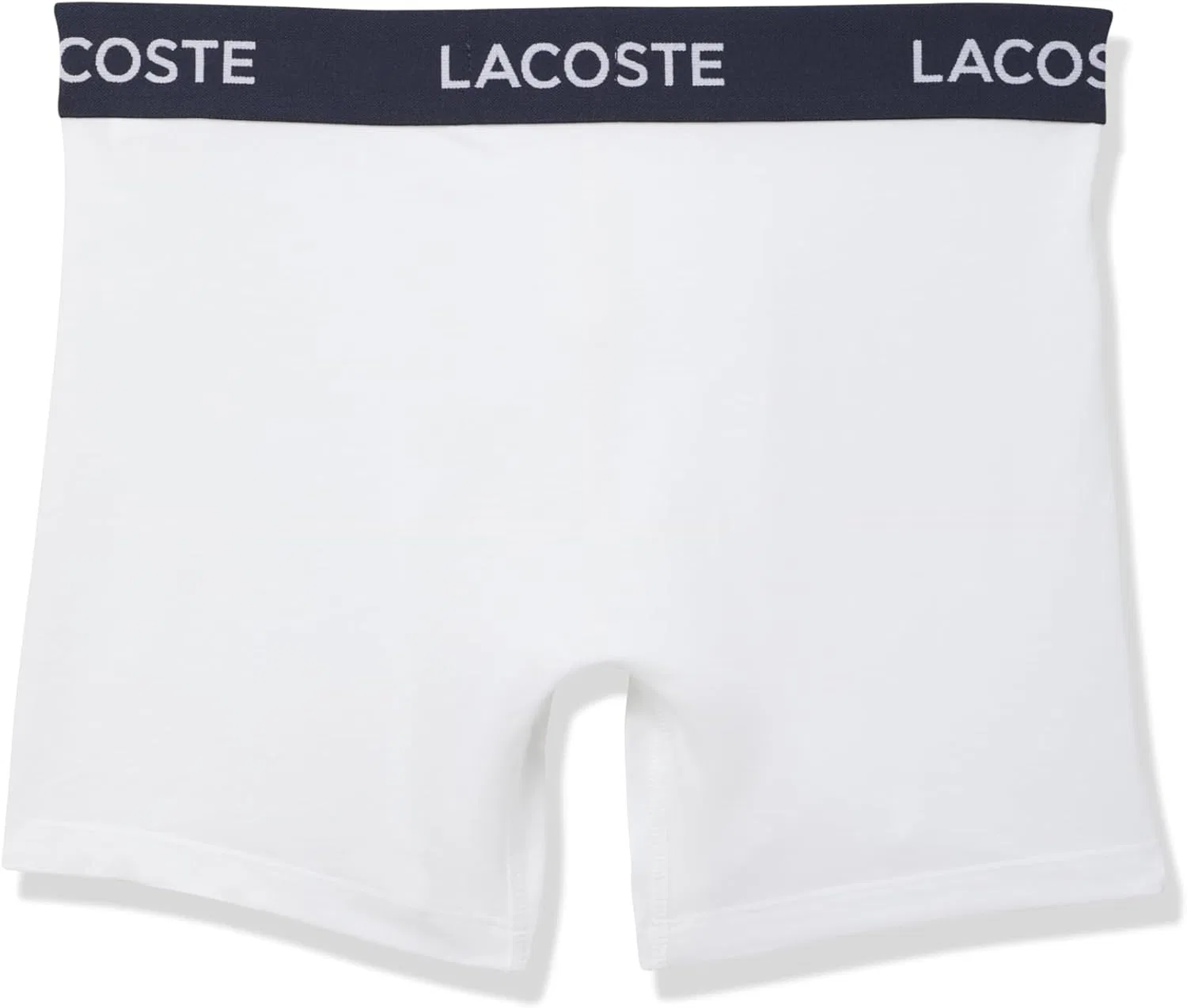 Боксеры хлопковые с эластаном Lacoste, белые — фото 2