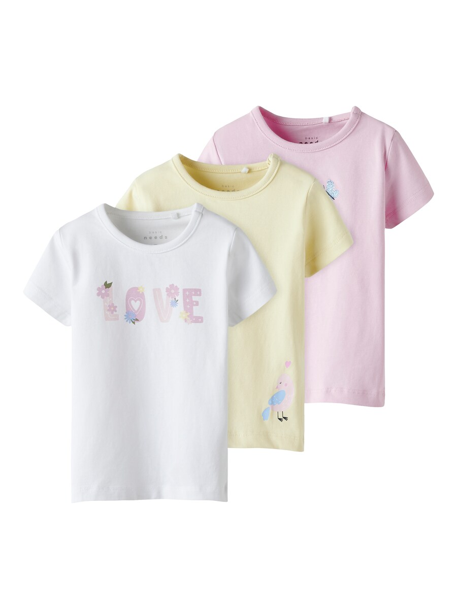 

Рубашка NAME IT NBFVUBIE, цвет Light yellow/Rose/White