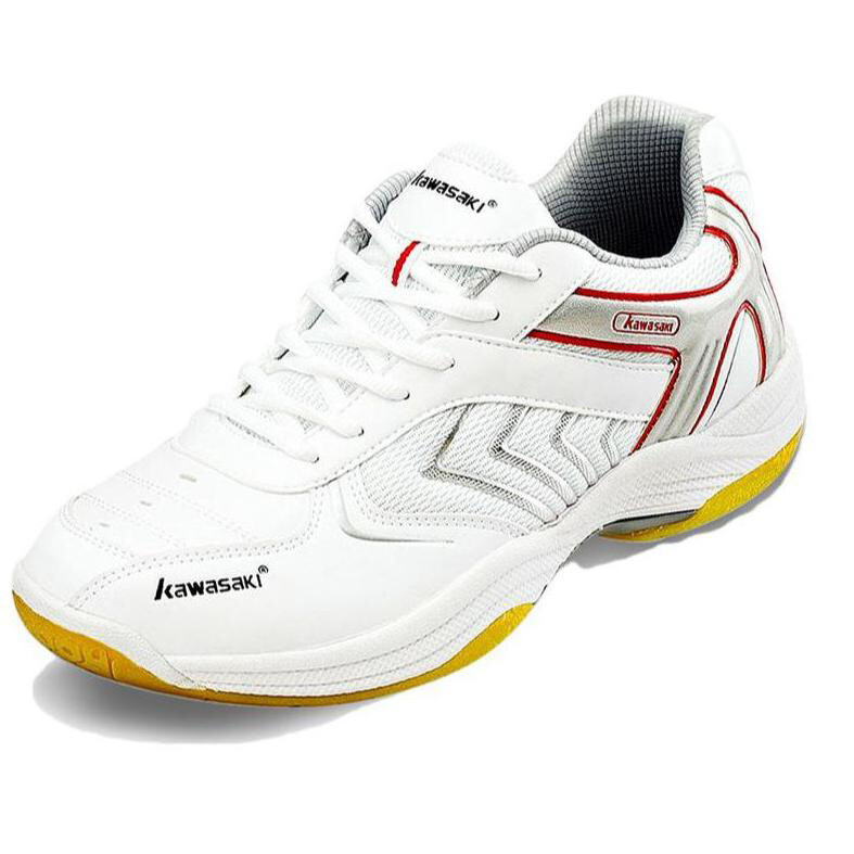 

Кроссовки Kawasaki Badminton Shoes Unisex Low-top White/Yellow, белый/желтый