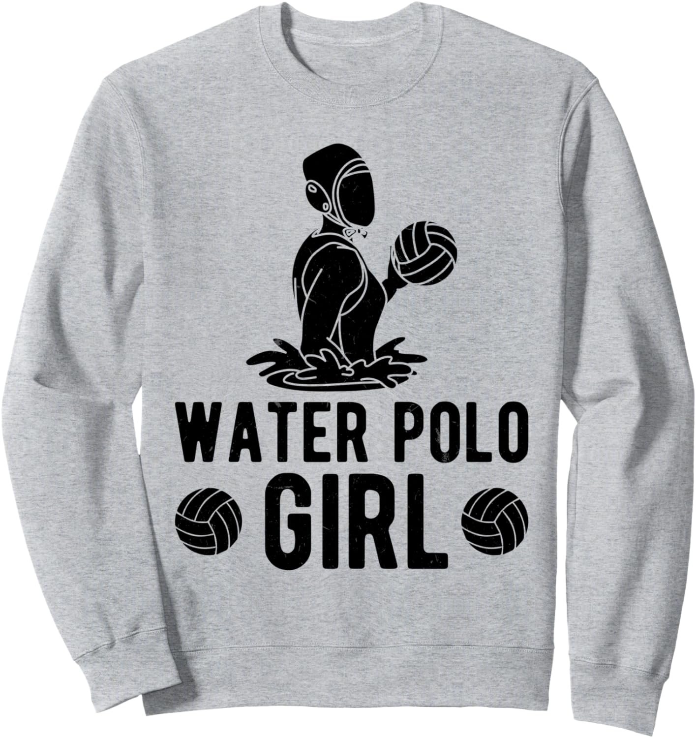

Толстовка для девочек, занимающихся водным поло Waterpolo Girls, серый