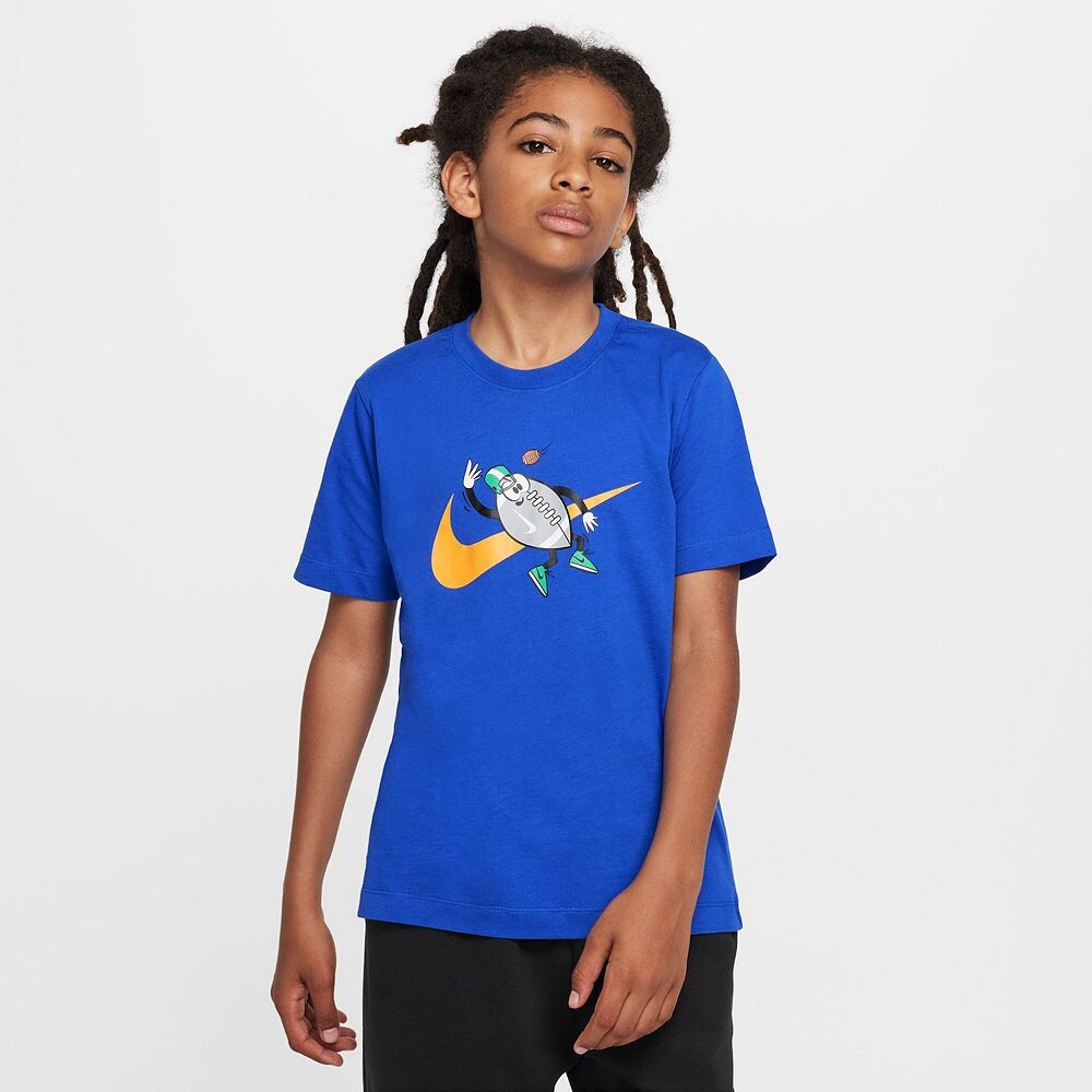 

Футболка Nike Sportswear Football с графическим рисунком для мальчиков 8–20 лет, цвет Royal