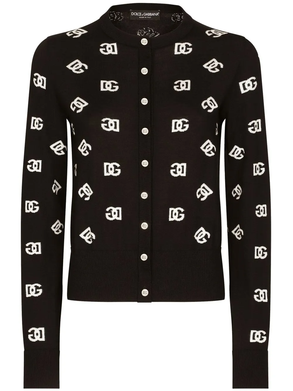 

Кардиган с логотипом DG DOLCE & GABBANA, черный
