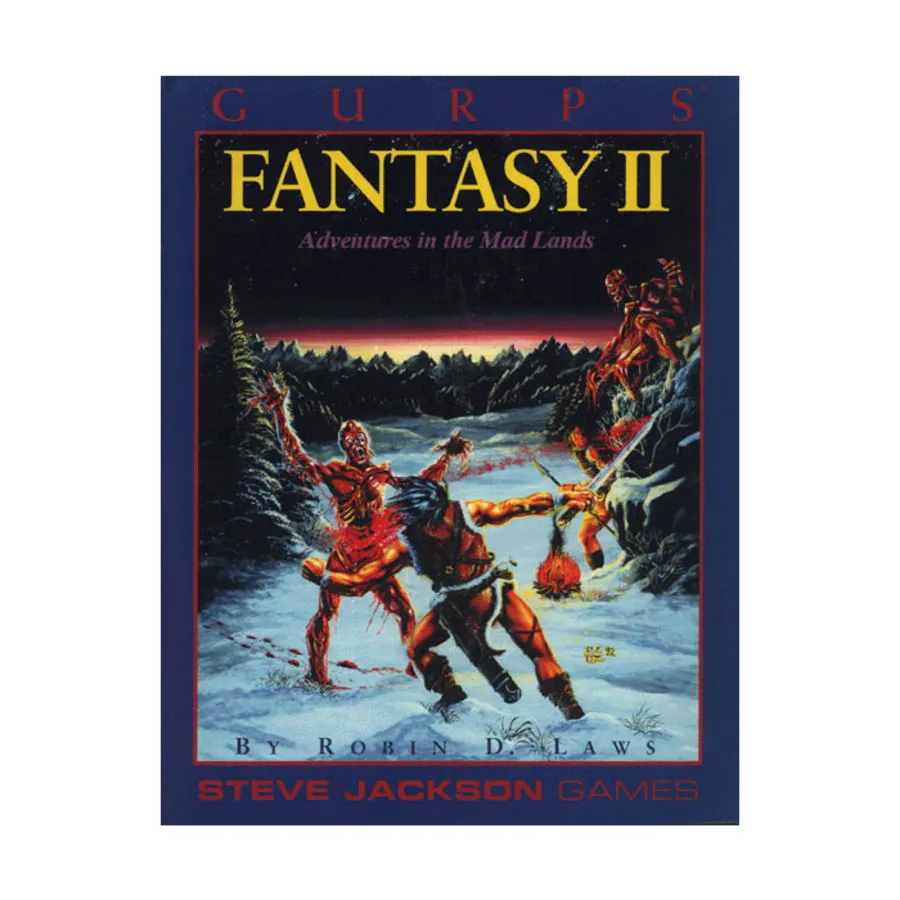 

Fantasy II, GURPS (1st-3rd Edition) - Fantasy, мягкая обложка