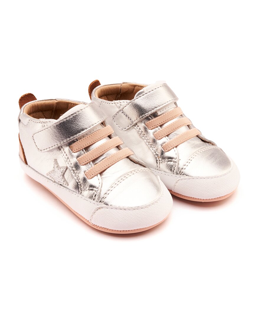 

Кроссовки Old Soles Platinum Bub из кожи, серебряный