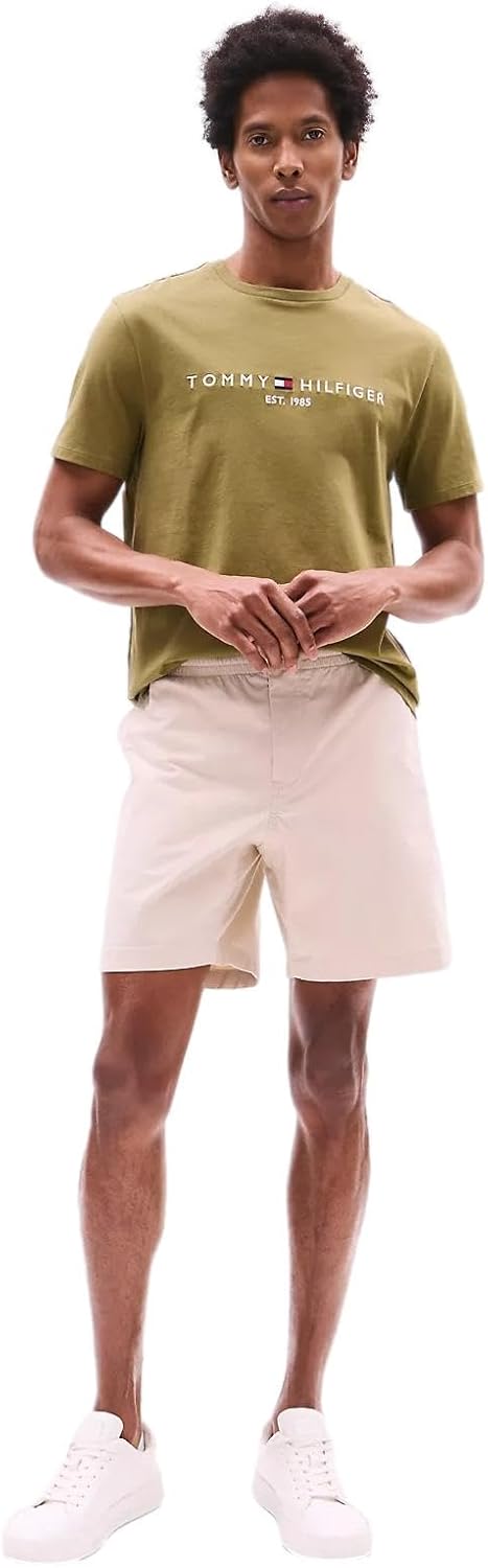 

Мужская футболка с короткими рукавами и принтом Tommy Hilfiger, Uniform Olive, Хаки, Мужская футболка с короткими рукавами и принтом Tommy Hilfiger, Uniform Olive