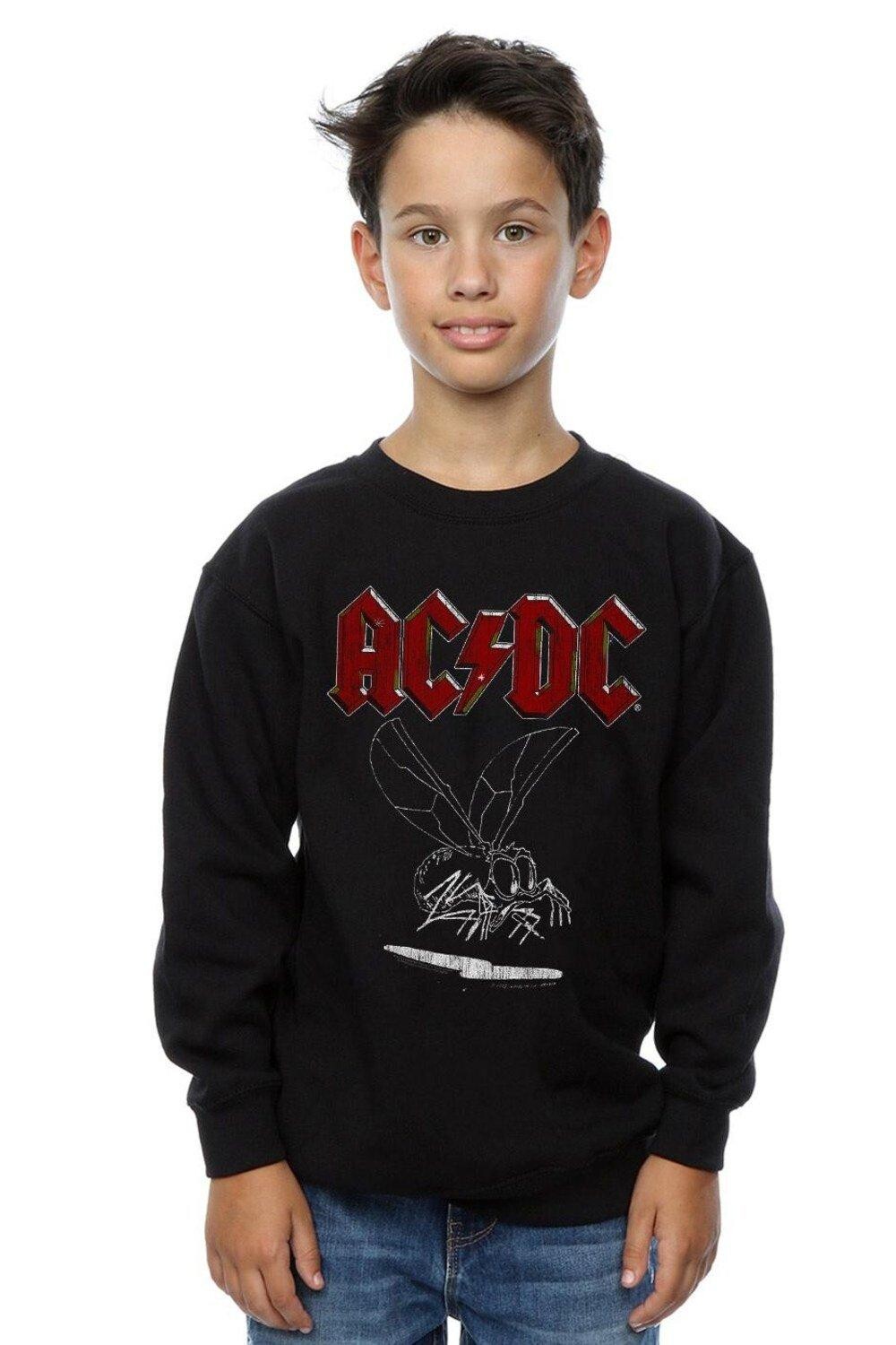 

Толстовка Fly On The Wall 1985 года AC/DC, черный