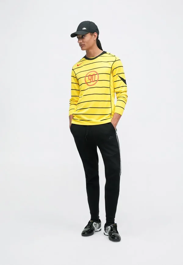 Футболка с длинными рукавами energy Nike Sportswear, Yellow/Black/Red — фото 3