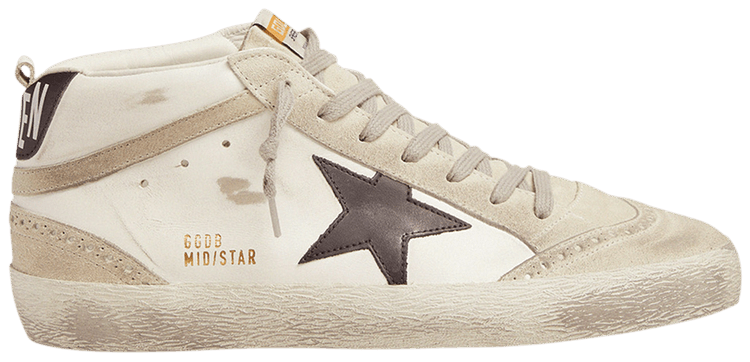 

Кроссовки Golden Goose Mid Star 'White Black', белый