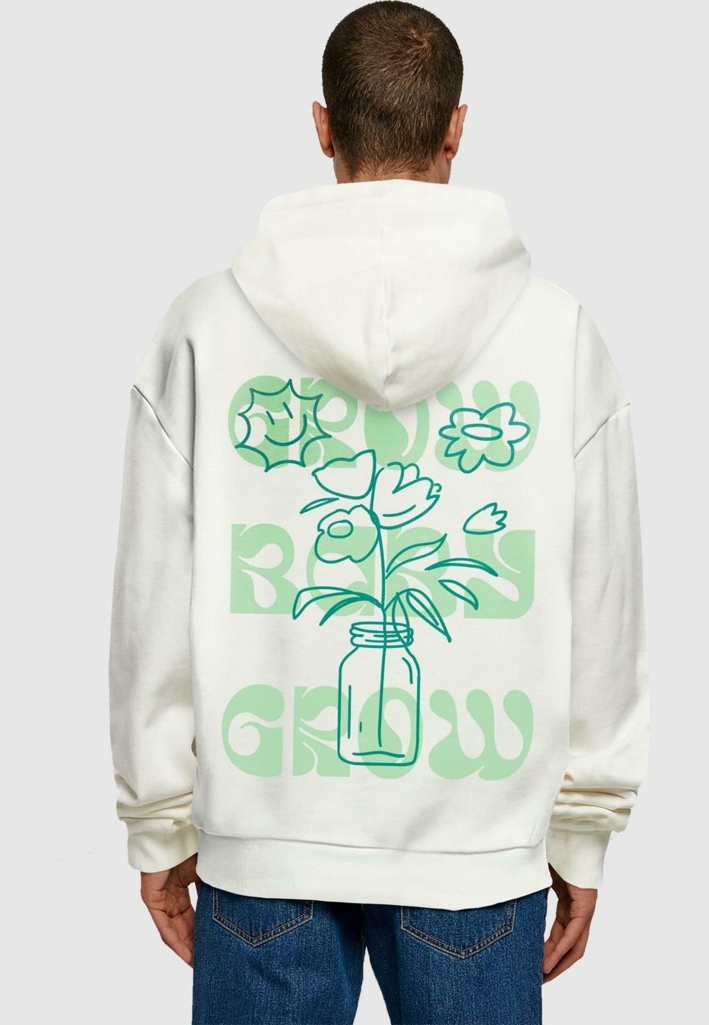 

Толстовка GROW - Hoodie Merchcode, бежевый