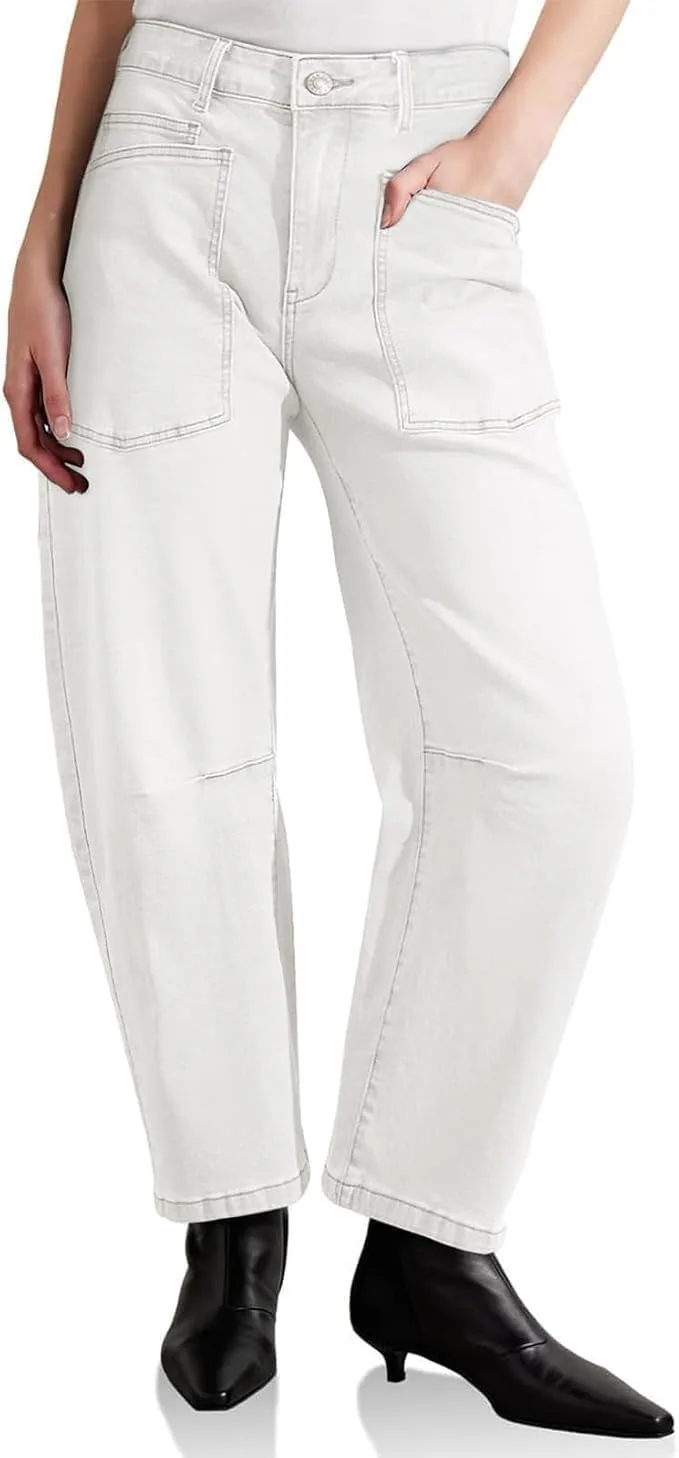 Джинсы Barrel Women High Waisted Baggy Wide Leg — фото 2