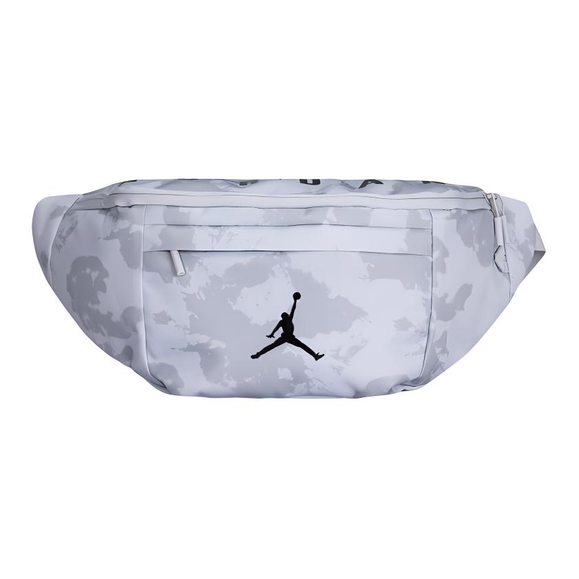 

Jordan Полиэстеровый кроссбоди сланг поясная сумка унисекс синий серый, Illusion Blue