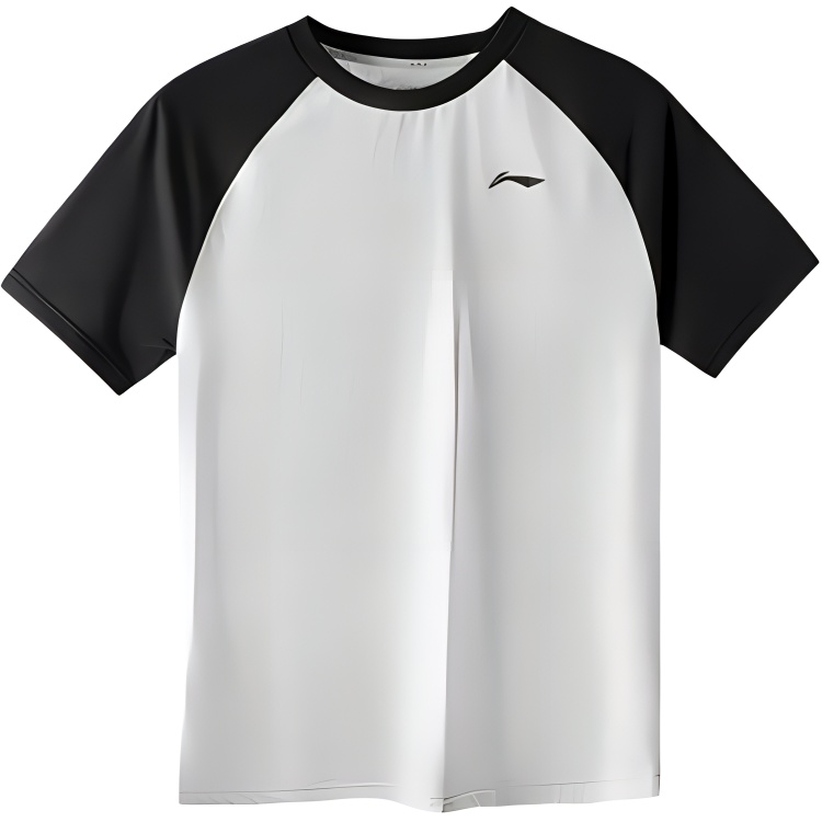 

LINING Футболка мужская coin grey/black, Черный, LINING Футболка мужская coin grey/black