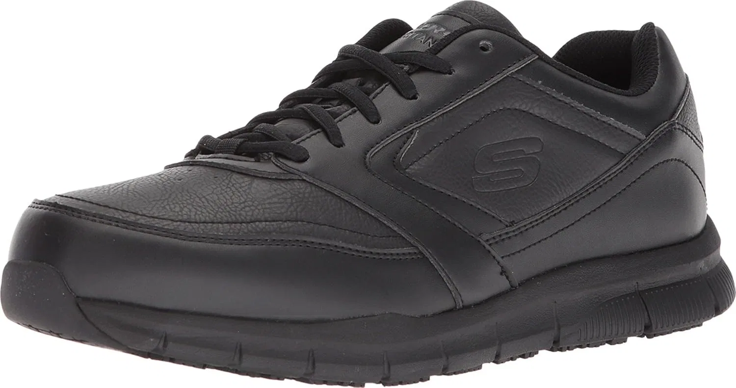 Мужские рабочие ботинки Skechers Nampa, 2-Black Polyurethane