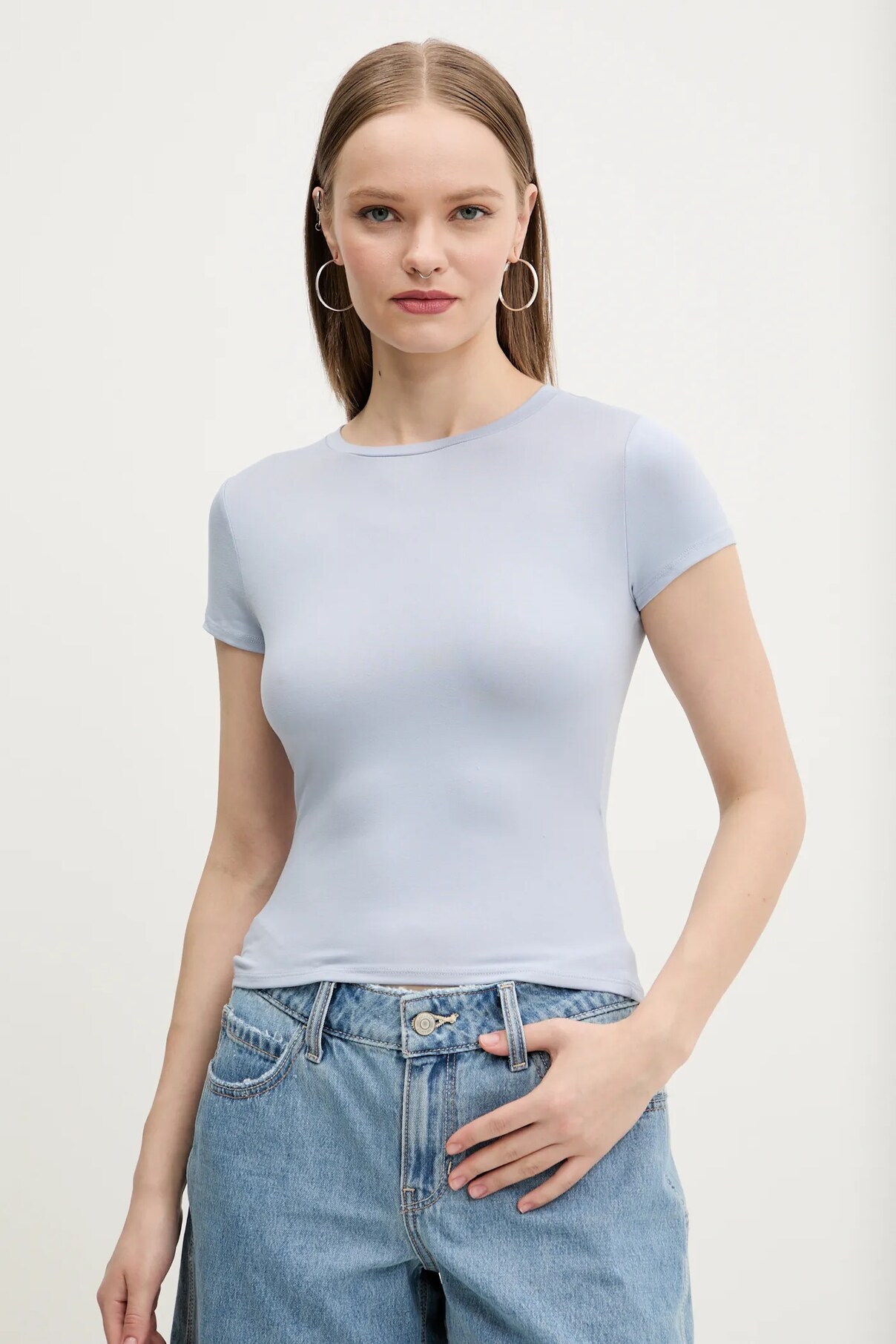 

Футболка Hollister Co., синий