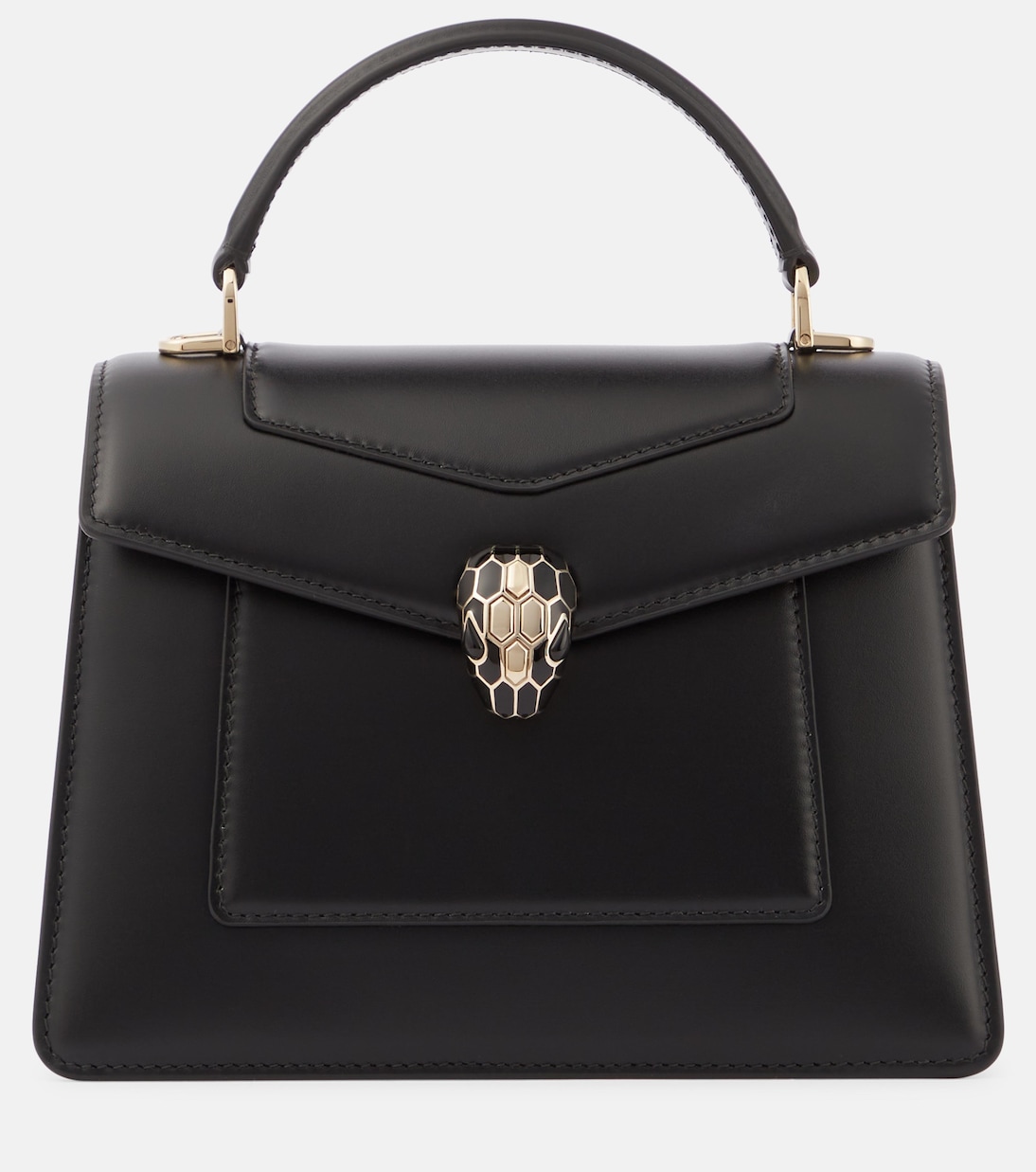 

Сумка Serpenti Forever Medium из кожи Bvlgari, черный