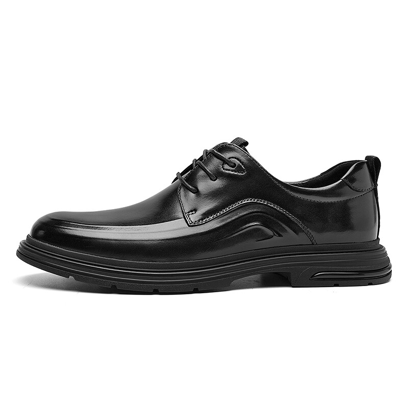 

Туфли AOKANG Dress Shoes Men Low-Top Black