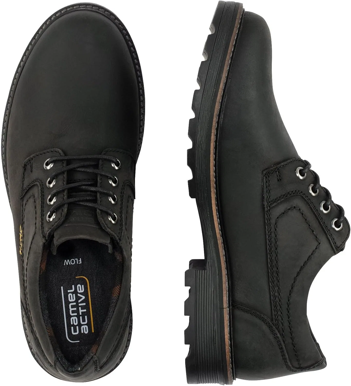 Кроссовки camel active Mens Oxford Genuine Leather Lace Up Shoes — фото 2