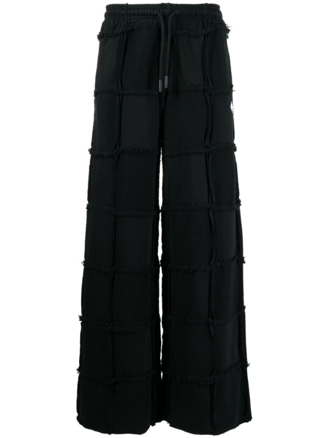 

Marcelo Burlon County of Milan брюки с кулиской и бахромой, черный