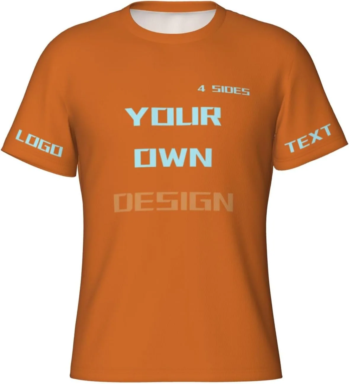 

Футболка Custom с принтом на 4 сторонах