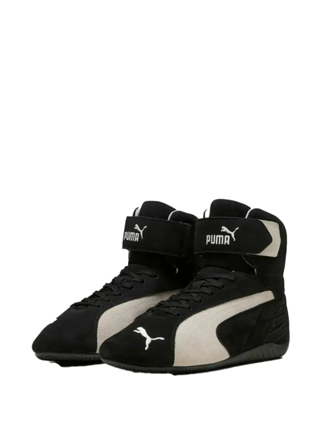 PUMA кроссовки Speedcat Mid Puma Black/Warm White, черный — фото 2