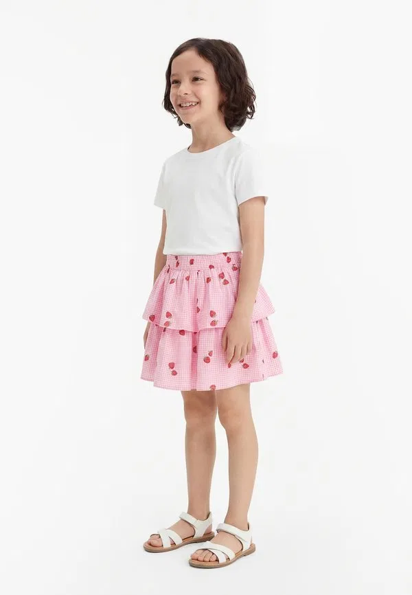 Многоярусная юбка мини-юбка Gap, Pink