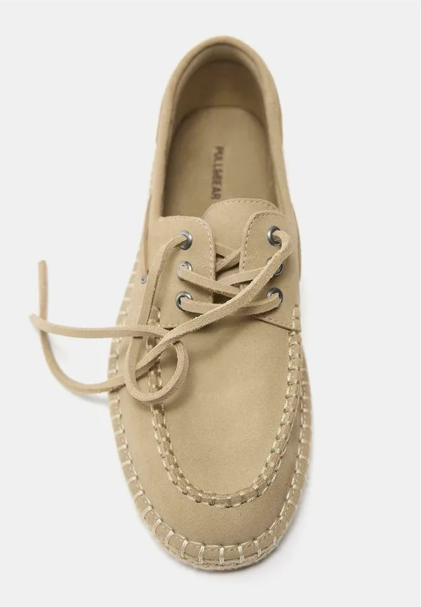Лоферы Pull&Bear, Beige — фото 3