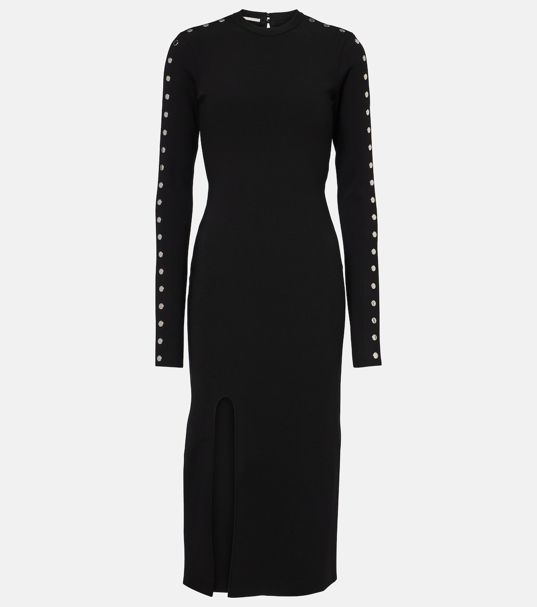 

Трикотажное платье миди Stella McCartney, черный