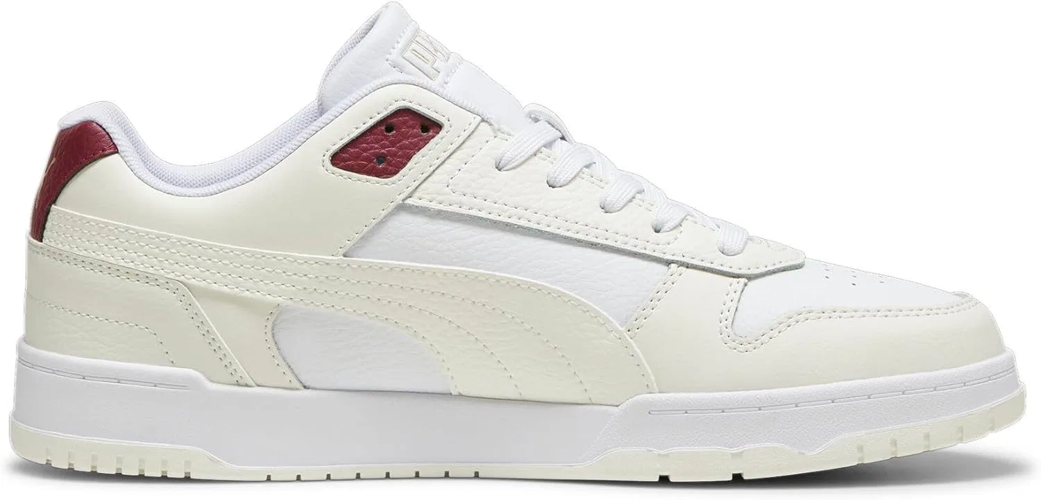 Кроссовки RBD Game Low Track Shoe PUMA, Warm White Puma White Team Shelf Red Puma Gold — фото 3