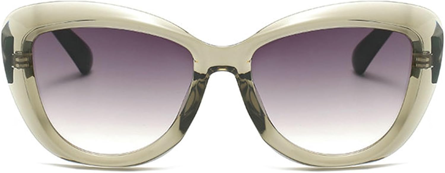 

Willochra Модные винтажные солнцезащитные очки большого размера «кошачий глаз» для женщин, классические солнцезащитные очки с защитой от УФ-излучения UV400, винтажные круглые солнцезащитные очки для активного отдыха, C4