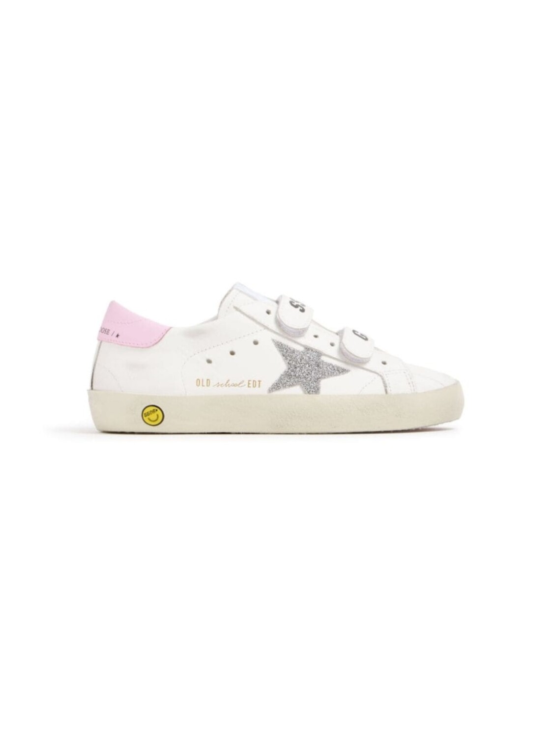 

Golden Goose Kids кеды со вставками и логотипом, белый