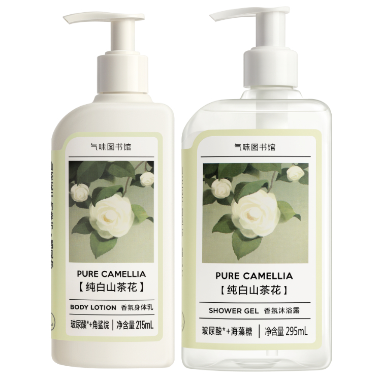 

Набор для увлажняющего ухода с ароматом ароматизированный лосьон для тела 215мл+гель для душа 295мл SCENT LIBRARY