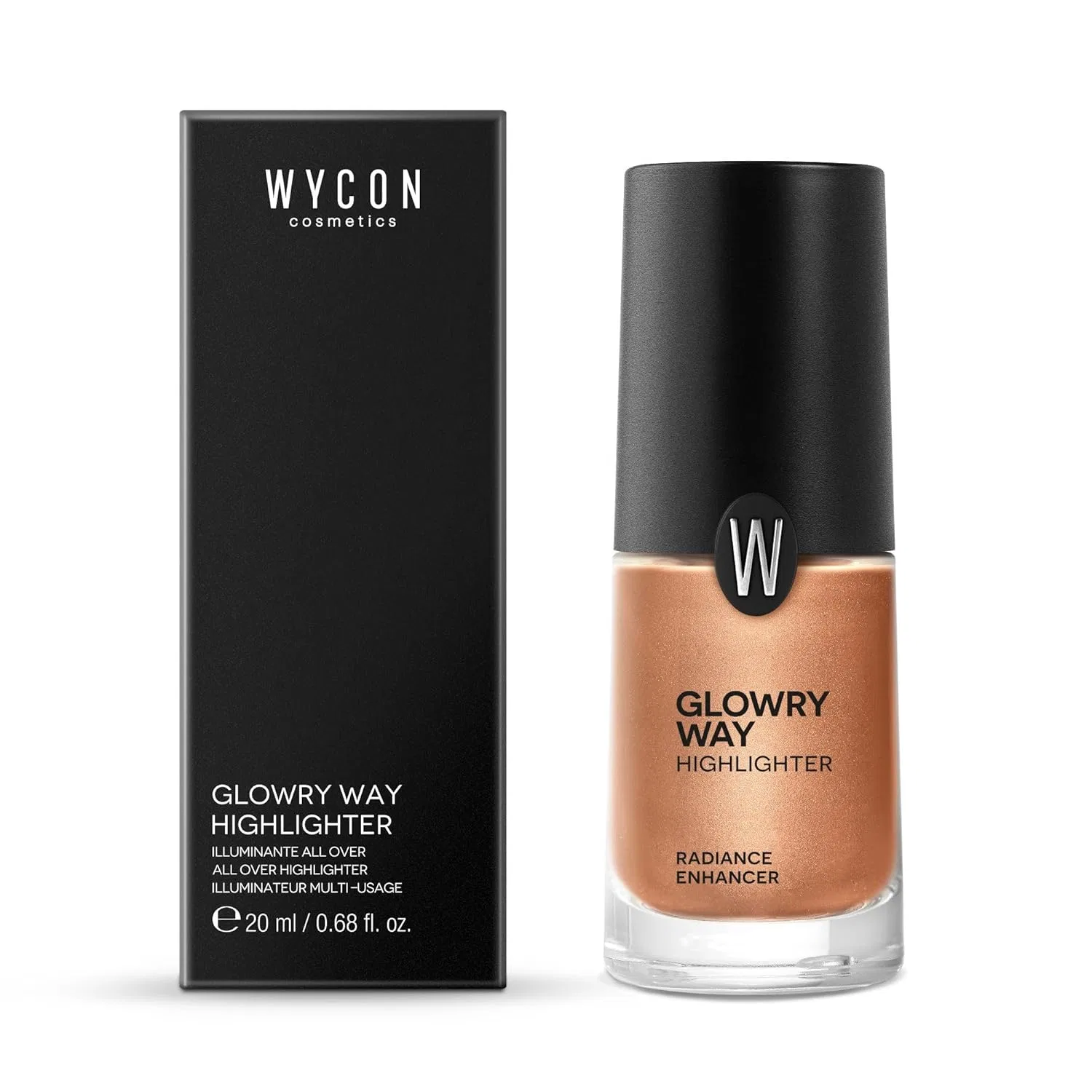 Многофункциональный жидкий хайлайтер «Glowry Way 05 Hours» от WYCON Cosmetics Wycon Cosmetics, 05 Golden Hour — фото 3