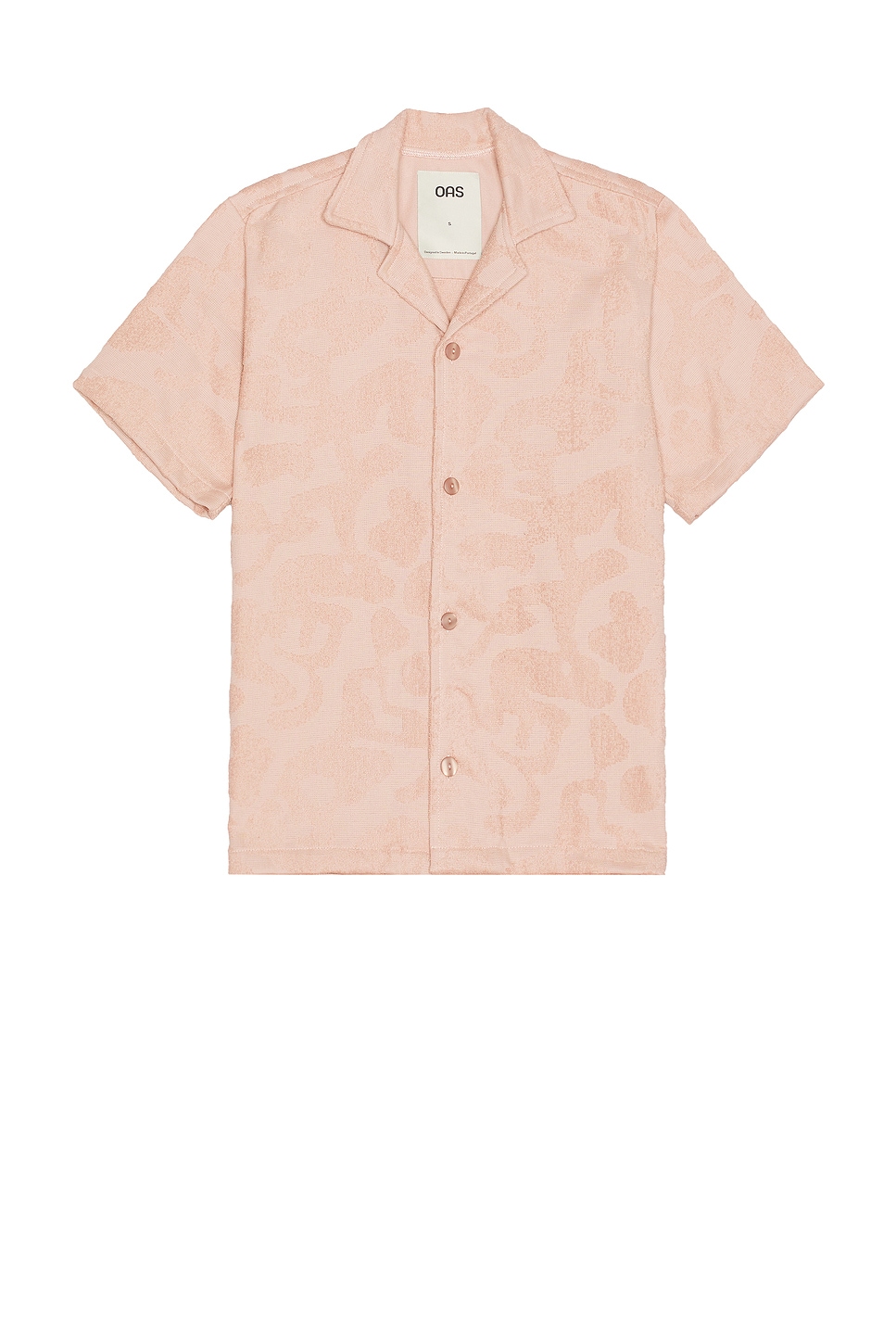 

Рубашка терри "Blush puzzlotec cuba" Oas, pink