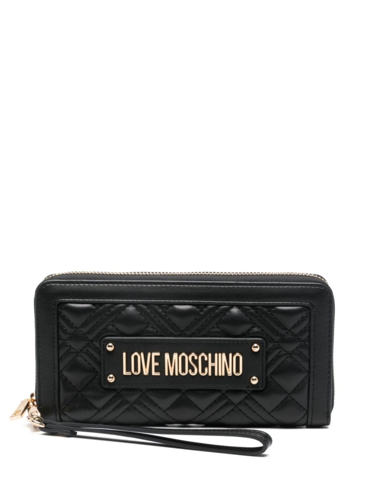 

Кошелек Love Moschino из матлассе, черный