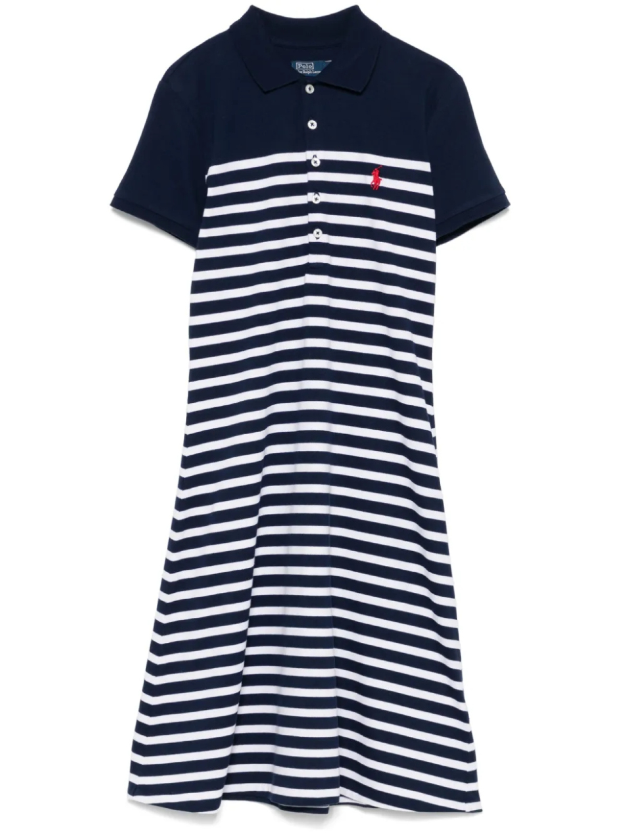 

Polo Ralph Lauren полосатое мини-платье, синий