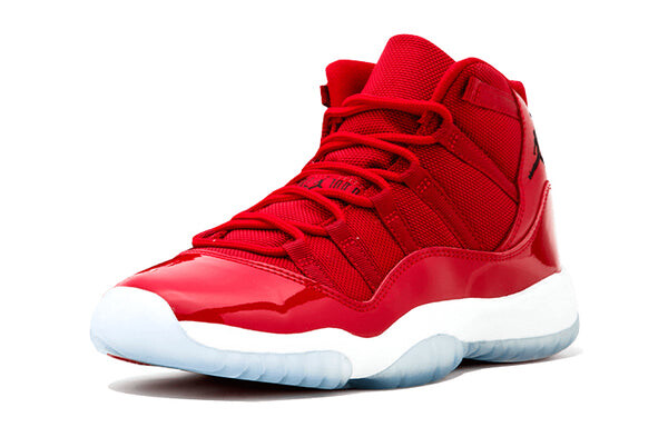 Кроссовки 11 retro 'win like '96' Air Jordan, красный — фото 2