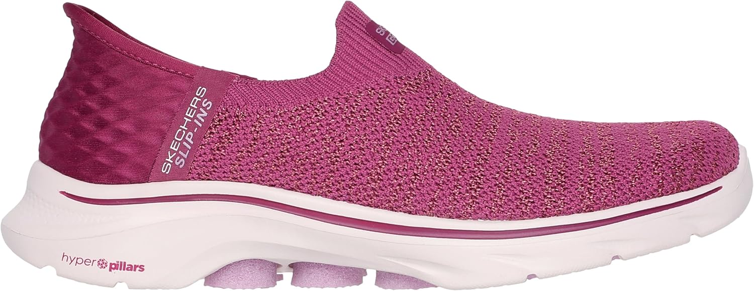

Мужские кроссовки Skechers Gowalk Arch Fit на шнуровке - спортивные удобные слипоны для ходьбы, Plum