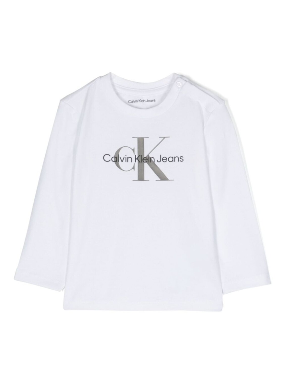 

Футболка с логотипом Calvin Klein Kids, белый