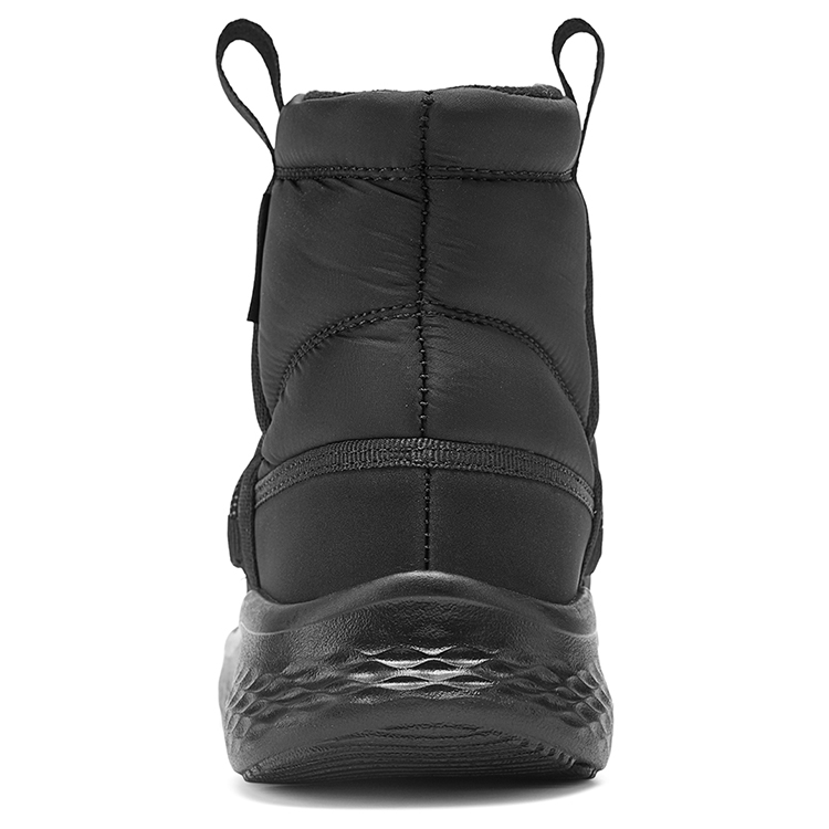 Нескользящие, износостойкие, теплые детские ботинки Skechers Kids, черный — фото 4