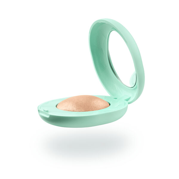 Гибридная компактная пудра для лица 01 golden dreams, 6 г Kiko Milano Dreamphoria glow up beautifier highlighting face powder, цвет 01 golden dreams — фото 4